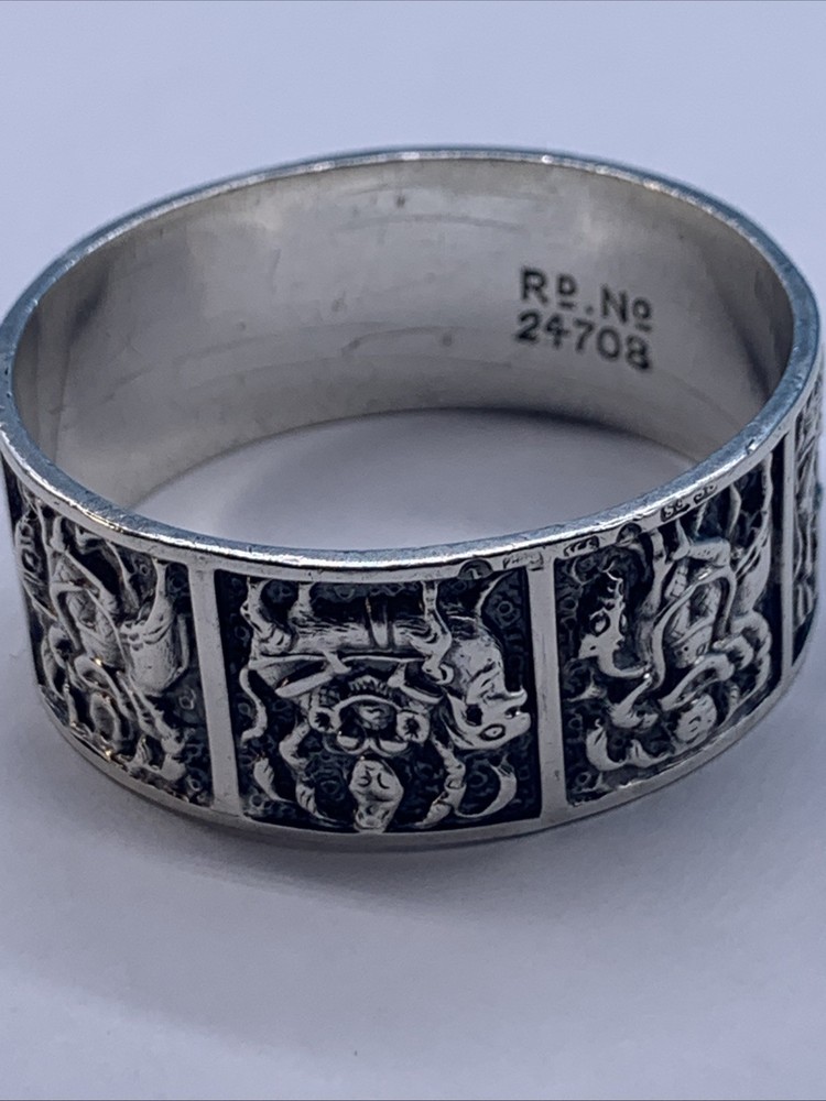 Vintage Indian Silver Napkin Ring