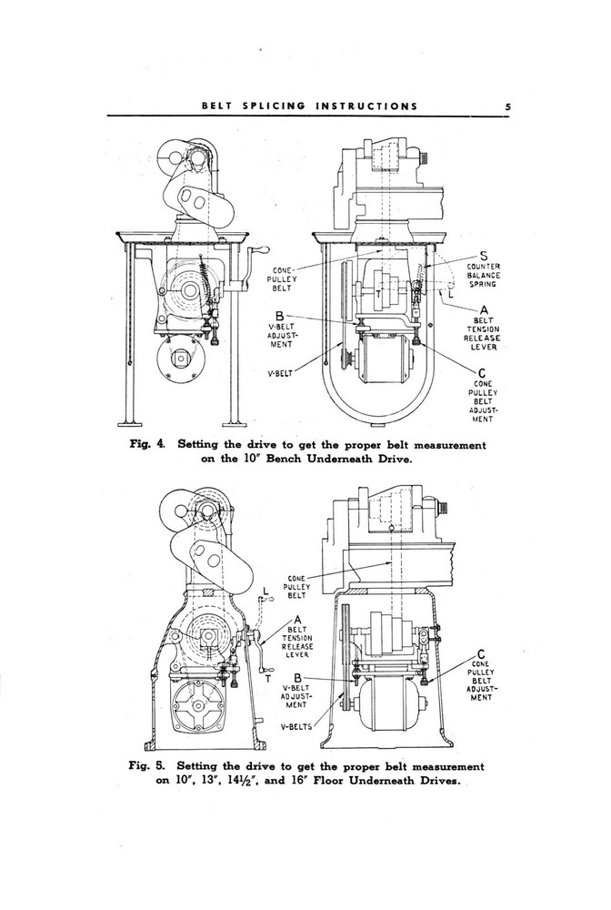 South Bend Flat Belt Splicing Instruction Manual #929