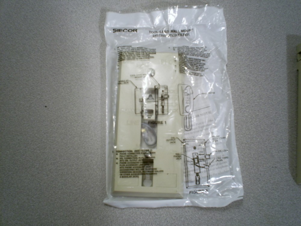 DSL Filter Distributor Wall mount and pass thru jack