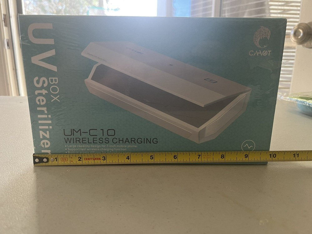 Uv Sterilizer Box With Wireless Charging/aroma Diffuser New In Package