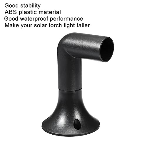 Solar Torch Light Base and Joint Kit Landscape Light Wall Mounting Kit for