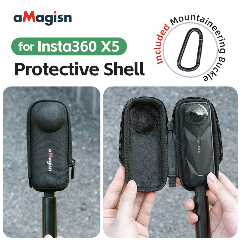For Insta360 X5 Camera Mini Storage Case Protective Case Outdoor Carrying Case