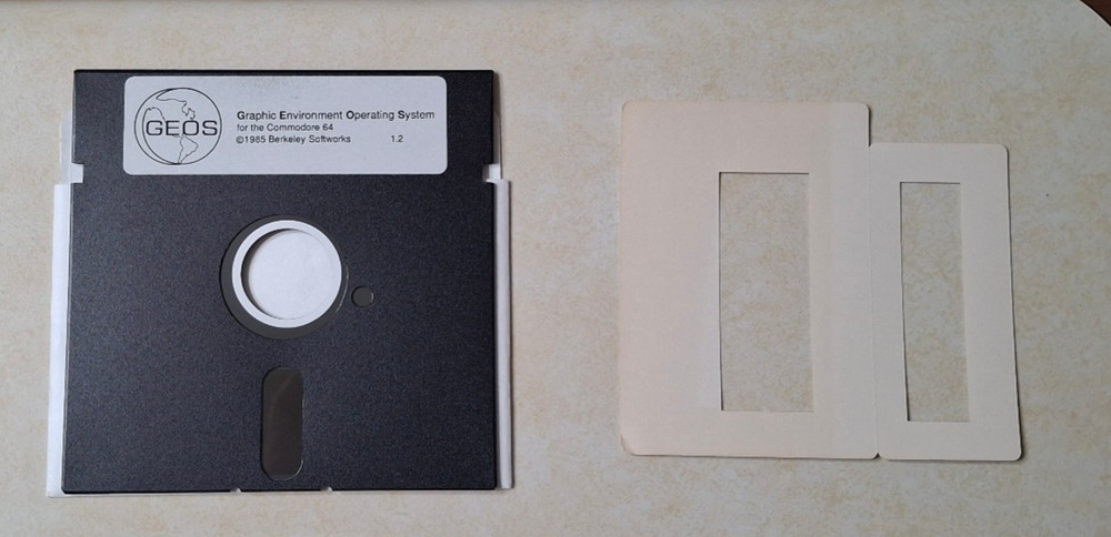 GEOS Graphic Environment Operating System 1.2 Commodore 64 128 COMPLETE CIB 1986