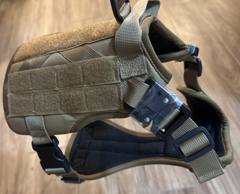 Tactical Dog Harness & No Pulling Front Leash Clip for Small... Fast Ship