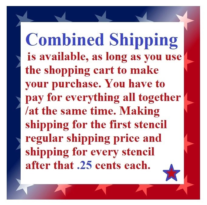 6"x6" Clear Plastic Stencil - Texas Rangers (MCA74)*****