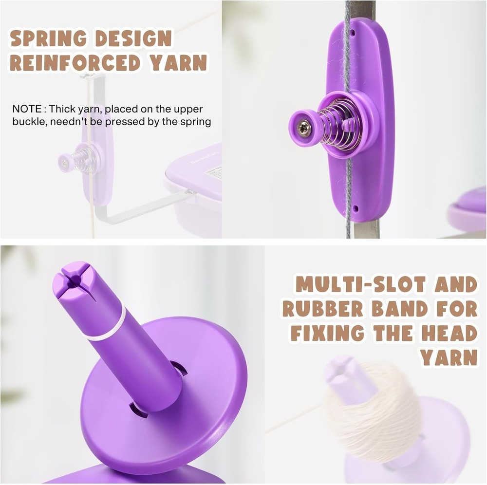 Yarn Winder, High Speed Three Gears Adjustable 4-10oz Large Automatic Winder ...
