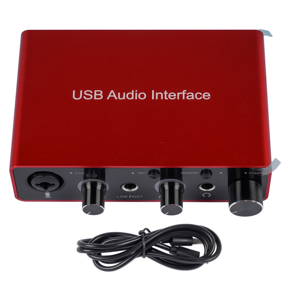 USB Audio Interface (Gen 3) High-Fidelity Studio Quality Recording in Real-Time