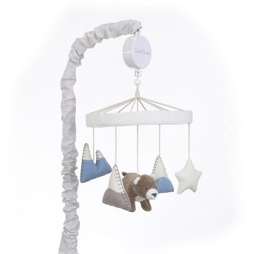 Dwell Studio Bear Hugs 6Pc Crib Bedding Set Include Mobile/Changing Pad++
