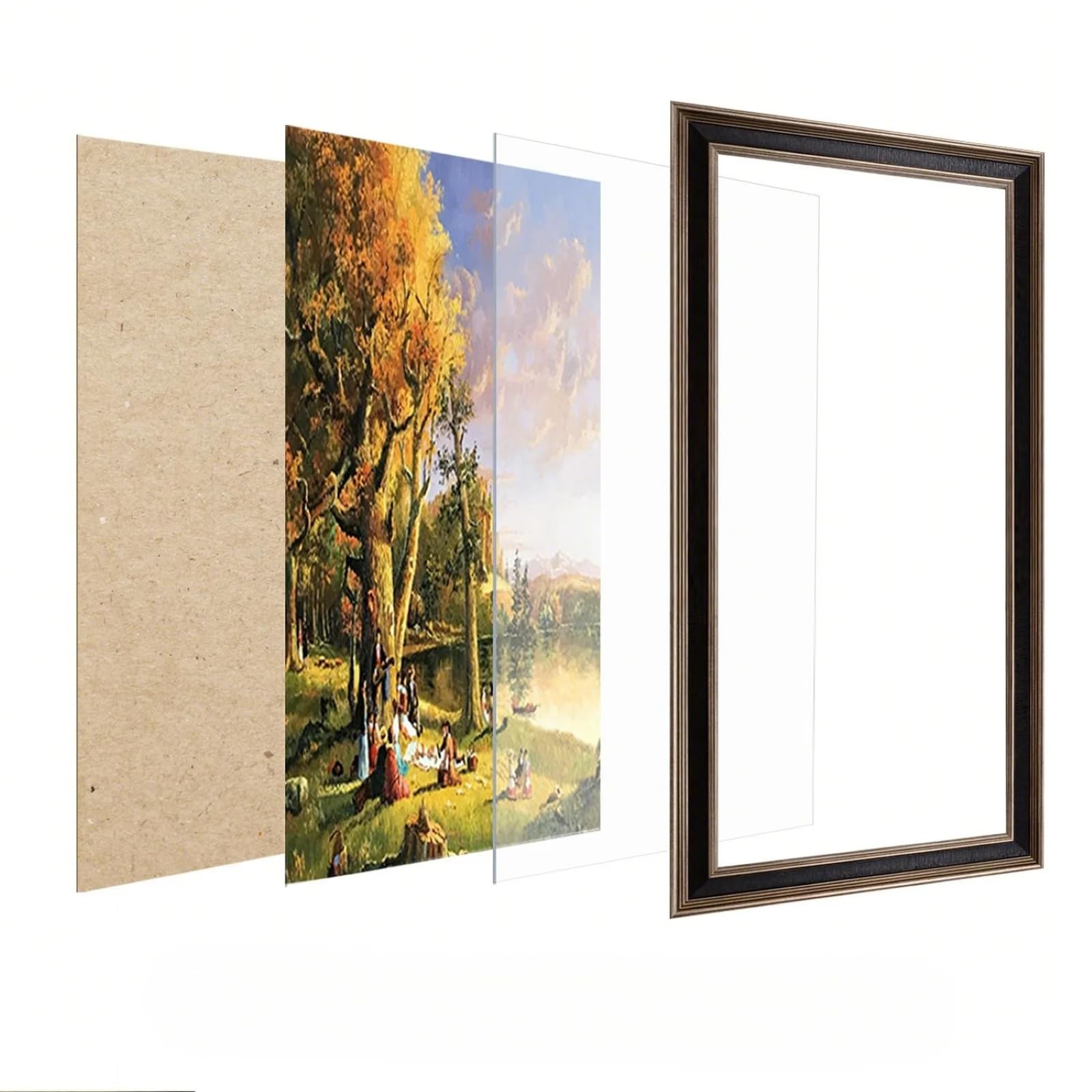 24x36 Inch Plexiglass Panels/Plastic Sheet (2Pack, 0.03" Thick) - Shatterproo...