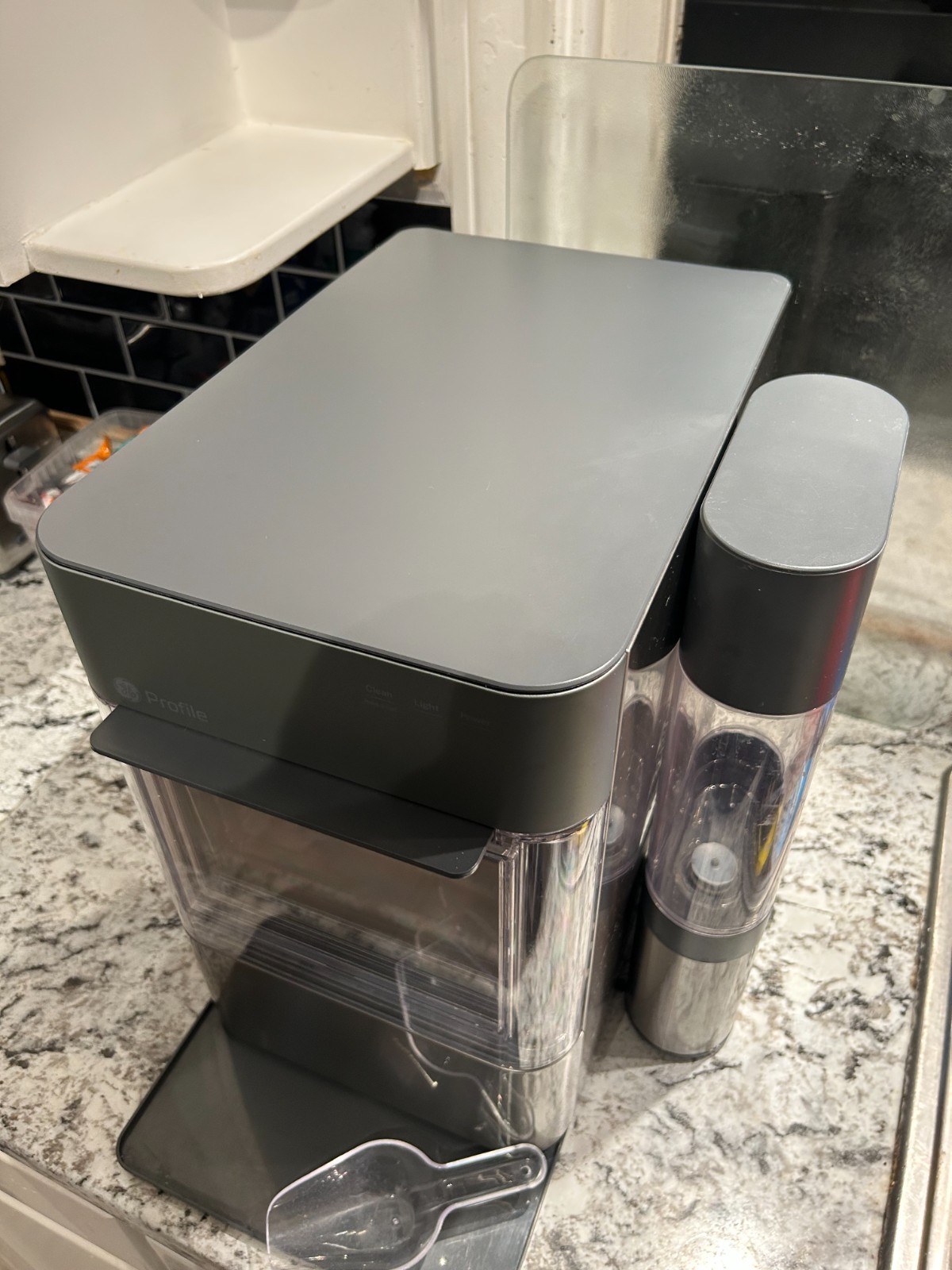 GE Profile Opal 2.0 Nugget Ice Maker with Side Tank, Scoop - Stainless Steel