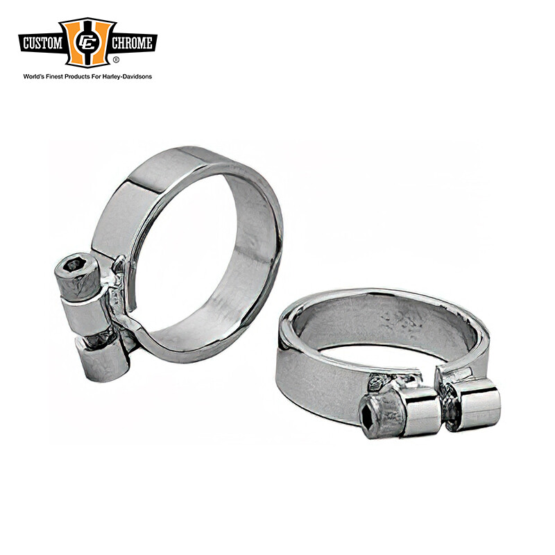 Chrome Aircraft-Style Exhaust Clamp Fits For Harley Panheads 1948-65 #65274-88T