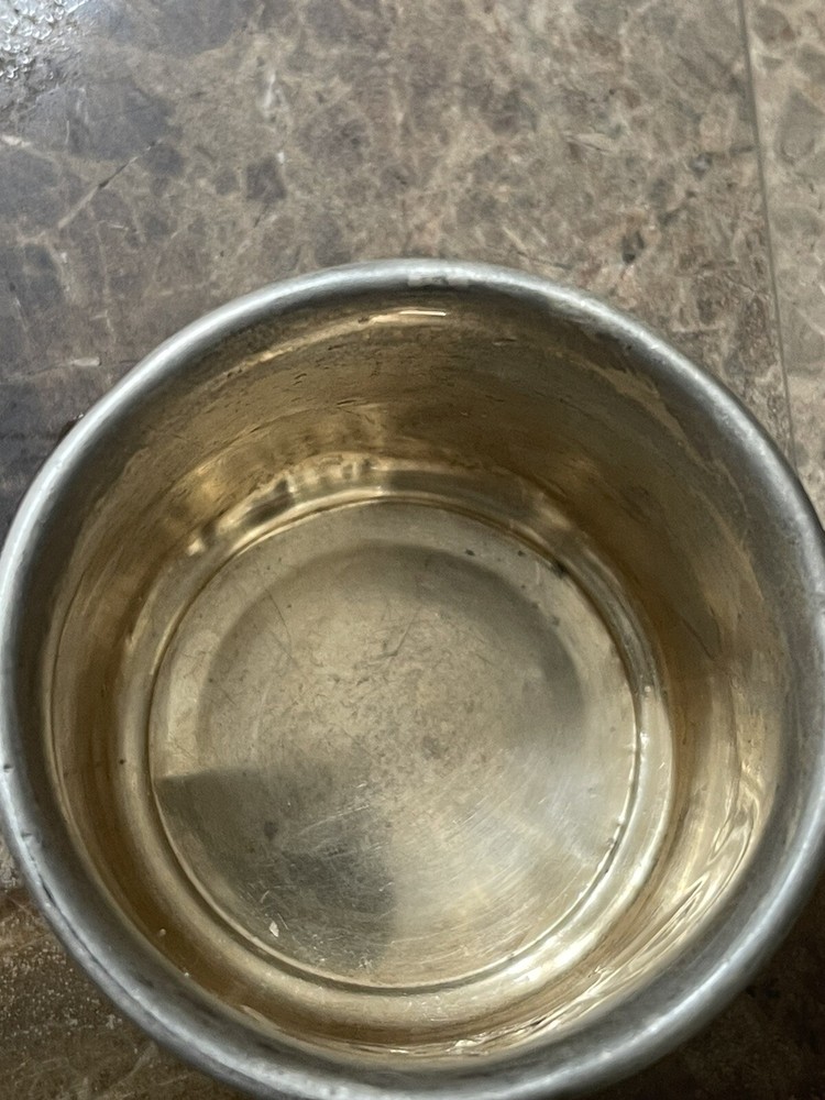 vintege sterling silver webster baby cup