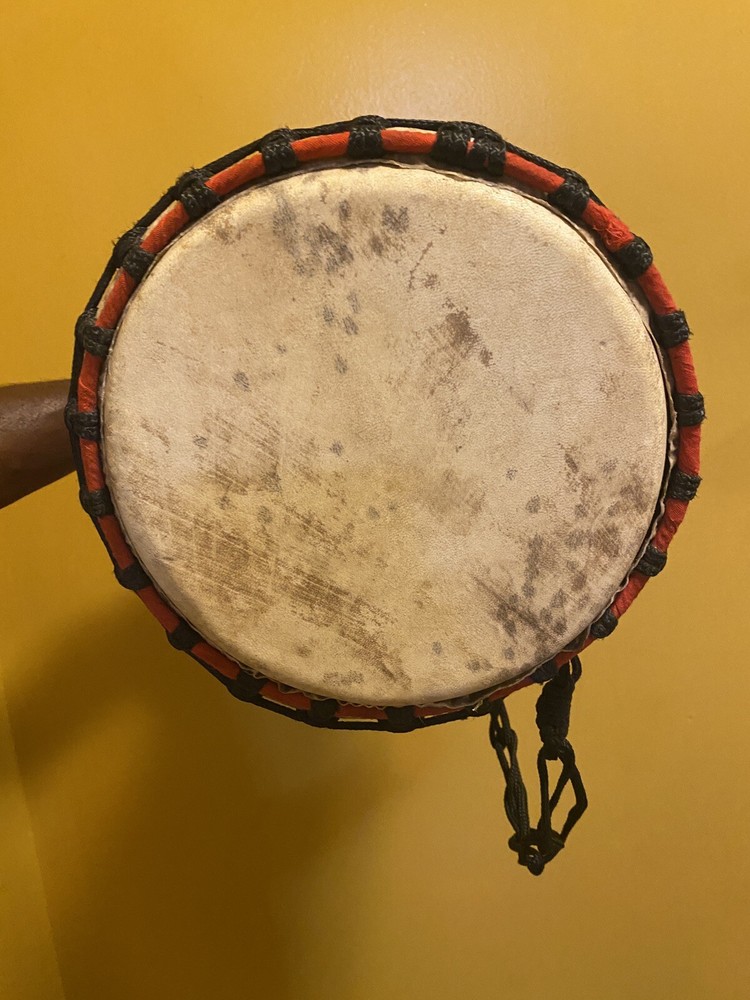 D'Jembe Drum: Medium/Large 19"-21" Percussion Instrument | Handmade African Drum