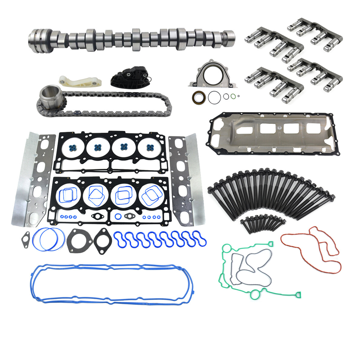 MDS Lifters Camshaft Timing Chain Kit For 5.7L Hemi Dodge Ram 1500 2009-2015 PC