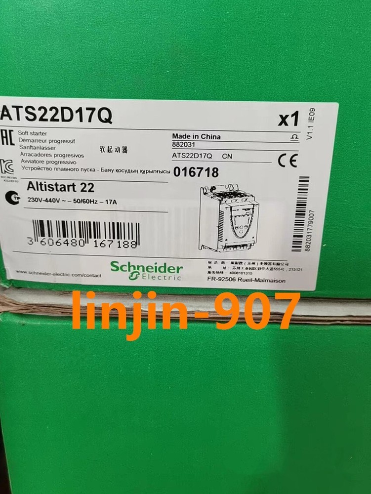 1PC Schneider soft starter ATS22D17Q (UPS or FedEx)