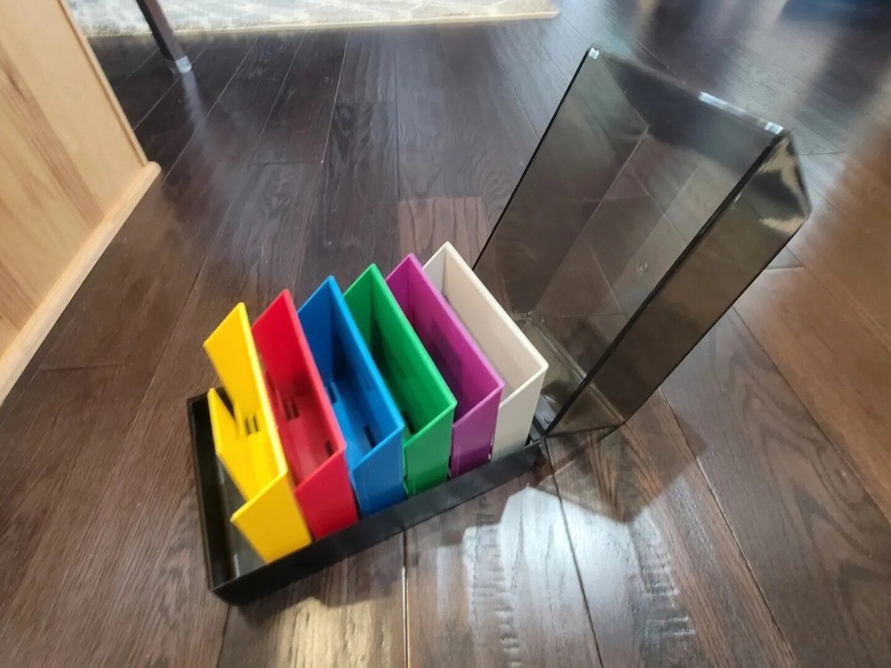 SRW Minidex 78 5.25" FLOPPY DISK HOLDER Works with Apple II Commodore BASF