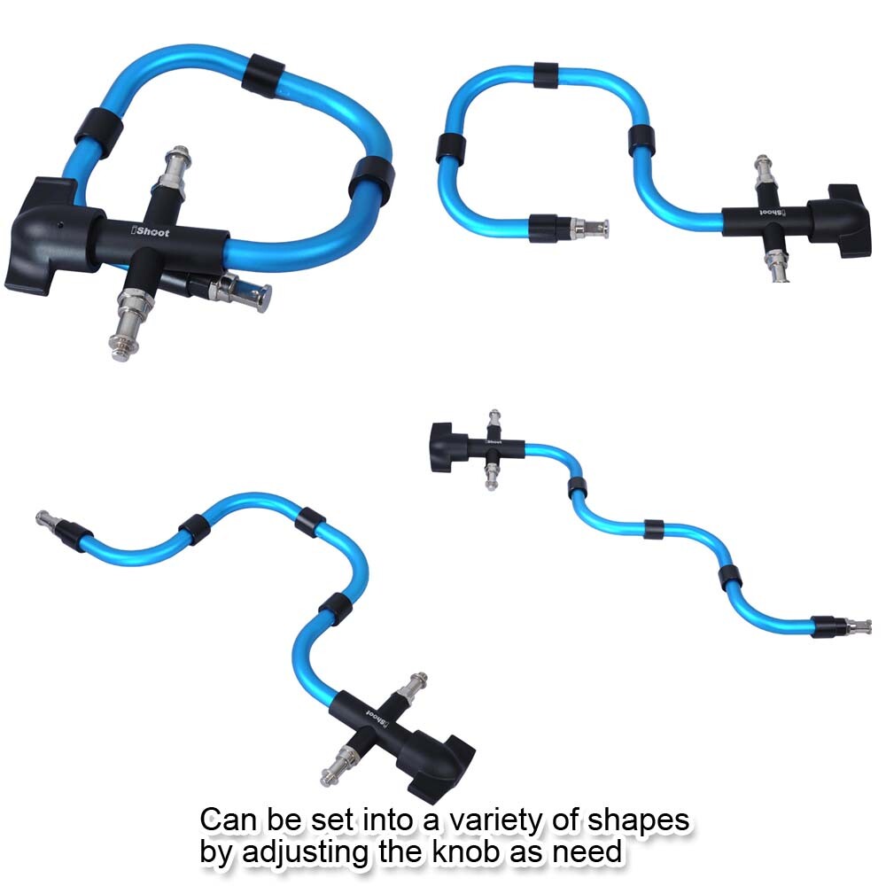 Support Flash Bracket Camera Holder for Light Stand Tripod Panning Ball Head