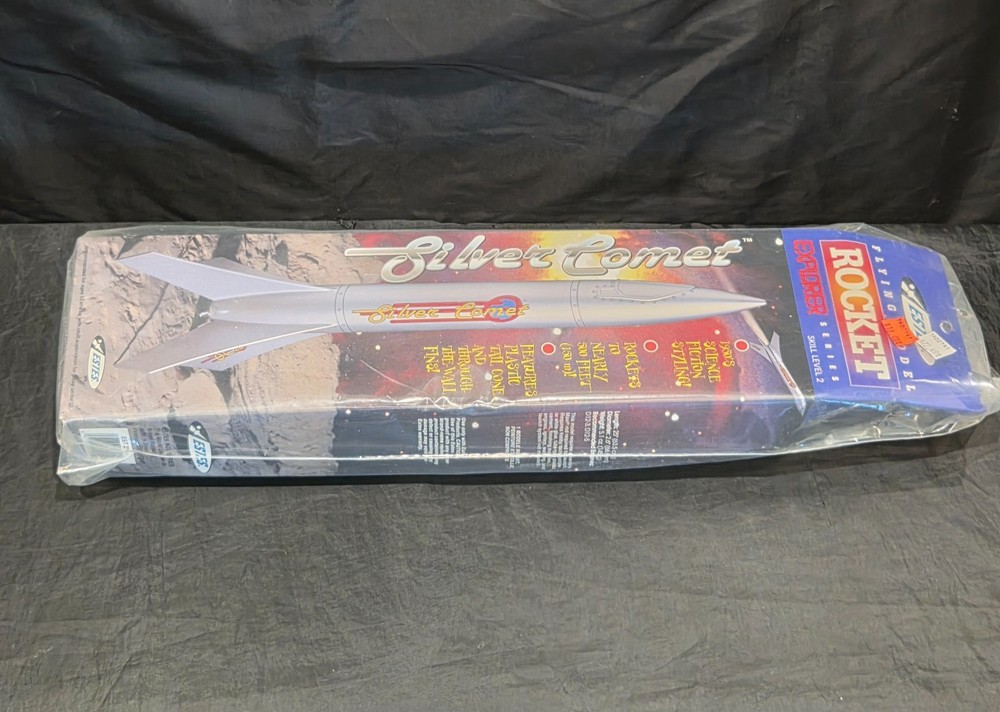 Estes Silver Comet Explorer Series Flying Model Rocket Kit Skill Level 2 EST 214