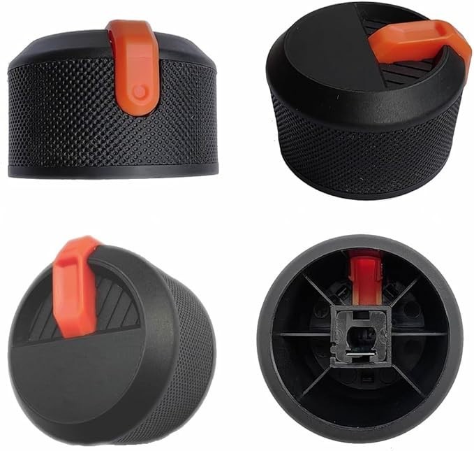 Replacement Valve Knobs for Blackstone Griddles - 2-Pack Black