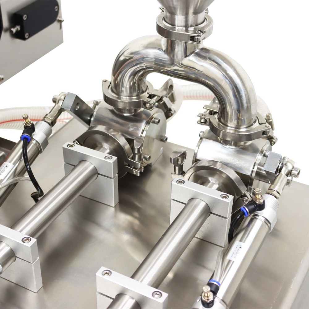 8mm Double Head Automatic Pneumatic Paste&Liquid Filling Machine 10-100ml