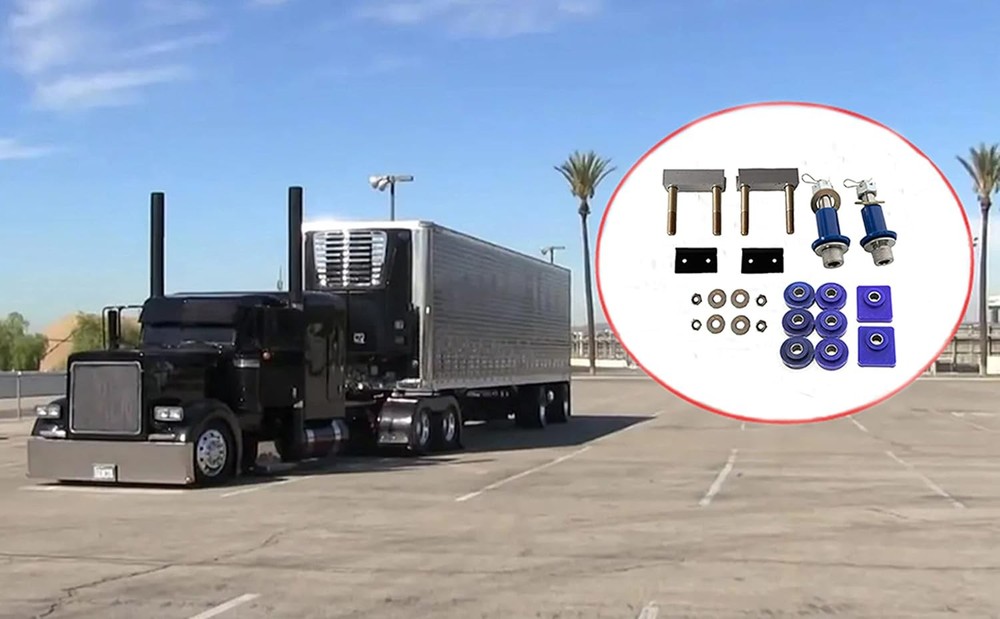 For Peterbilt Hood Bushings Engine Hinge Pivot Bushing Set