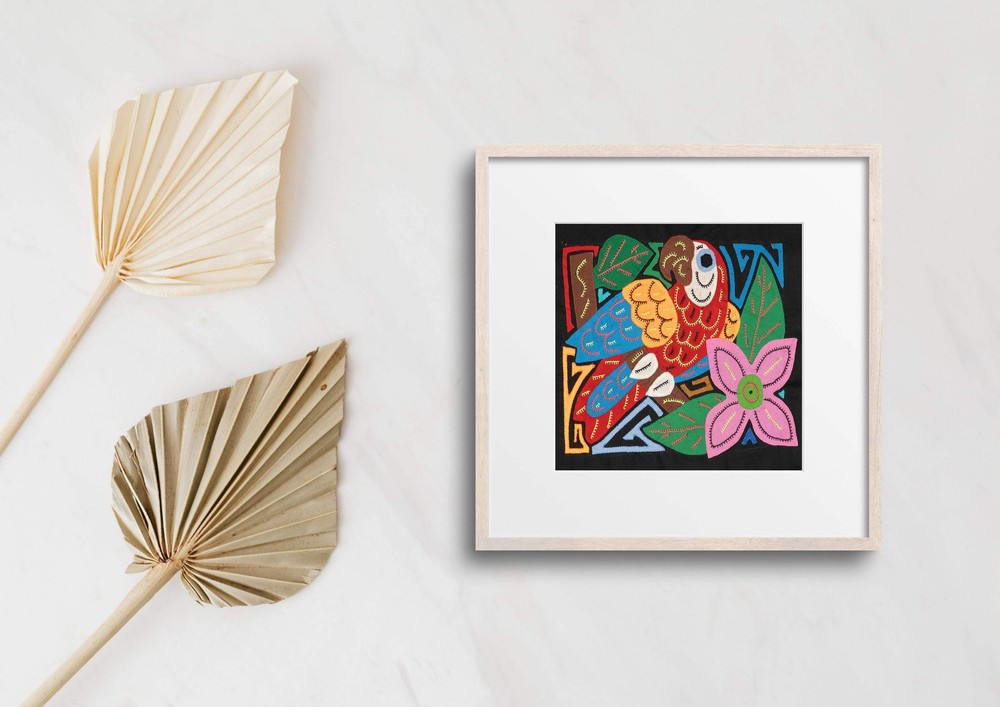 Multicolor Bird Red And Blue Molita