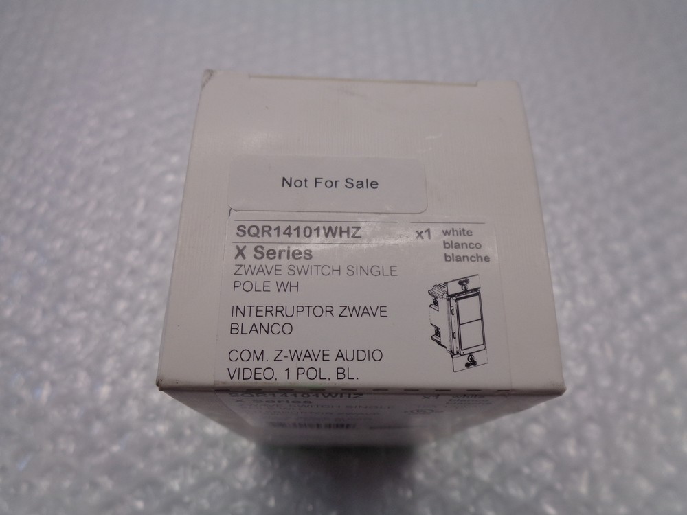 SQUARE D X SERIES SQR14101WHZ SWITCH WHITE NSMP