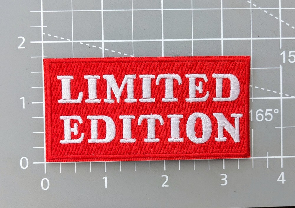 Limited Edition Patch 3.5x1.75" Memes Funny Random Embroidered Iron On Patch