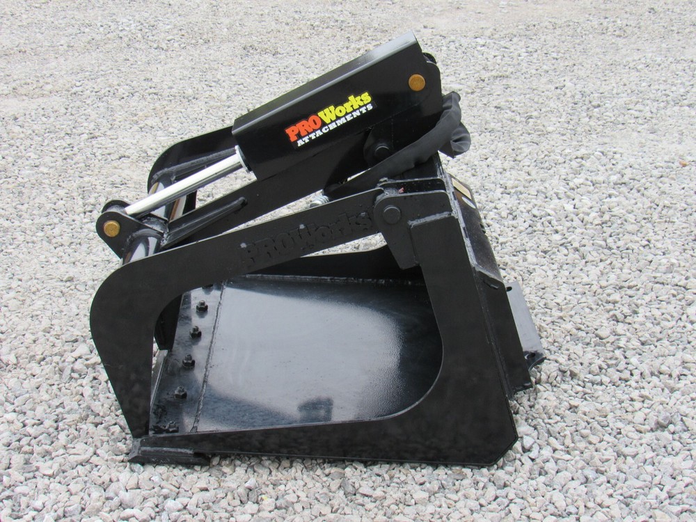36" Solid Bottom Bucket Grapple Attachment Fits Toro Dingo Mini Skid Steer