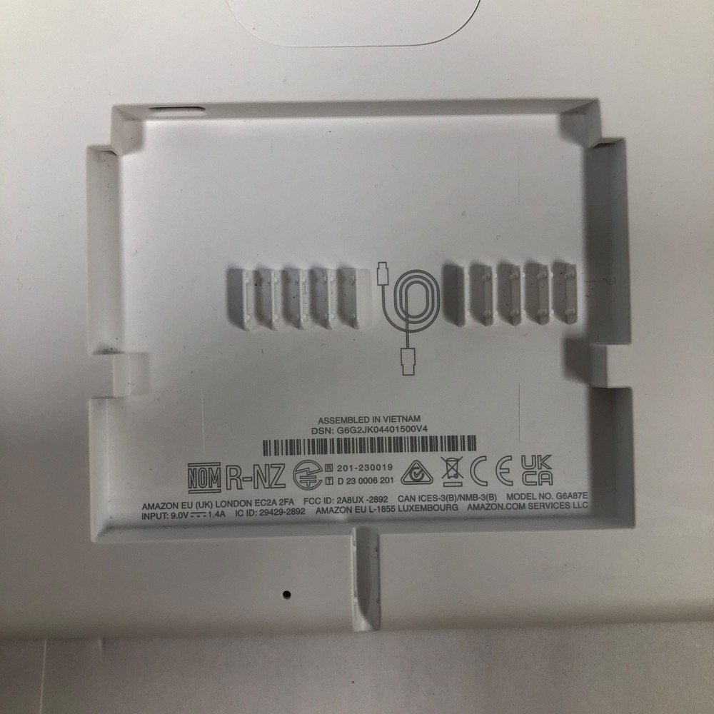 ❌ Amazon Echo Hub 8" Smart Home Control Panel with Alexa - White NO ACCESSORIES