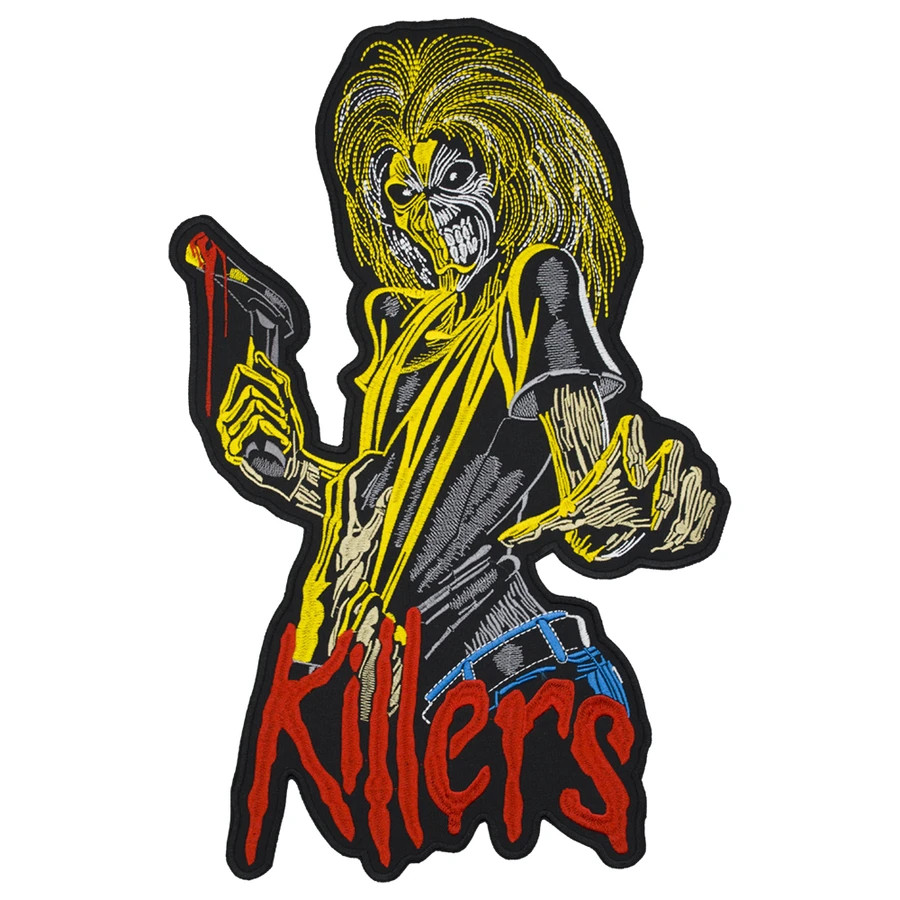 Iron Maiden "Killers" EMBROIDERED BACK PATCH