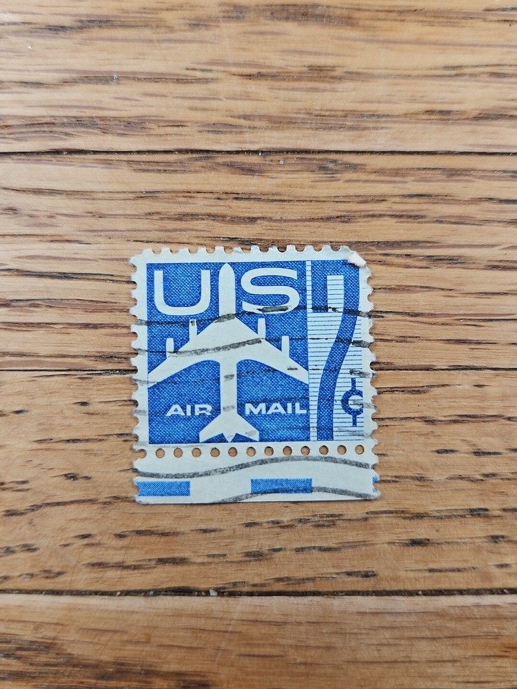 US Stamp US Air Mail 7c Used Blue