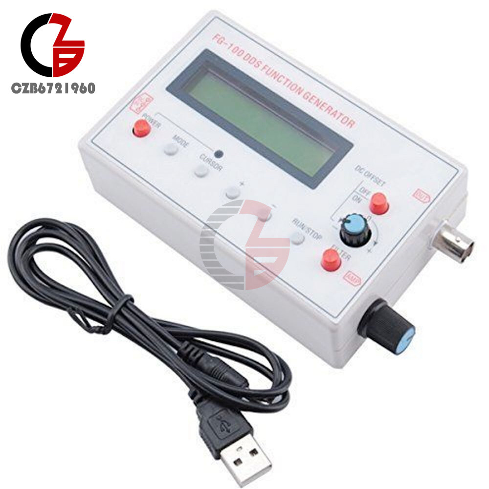 DDS Function Signal Generator Sine Triangle Square Wave Frequency 1HZ-500KHz Kit