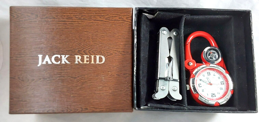Jack Reid Watch w/ Compass & Multi Function Tool Brand New in Gift Box
