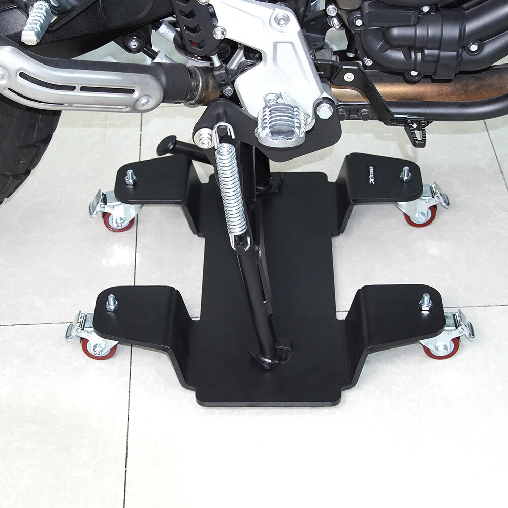 800lbs Motorcycle Center Stand Dolly Park & Move Center Stand Scooter Mover
