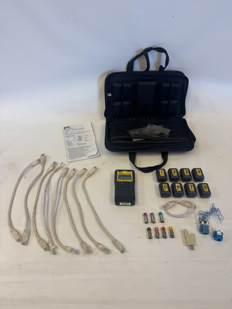 IDEAL LinkMaster PRO Cable Tester Kit with remotes 1-8 and cables