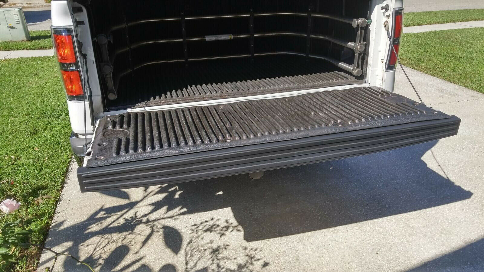 For 2009-2014 Ford F150 Tailgate Top Protector Spoiler Cover Moulding Cap Black