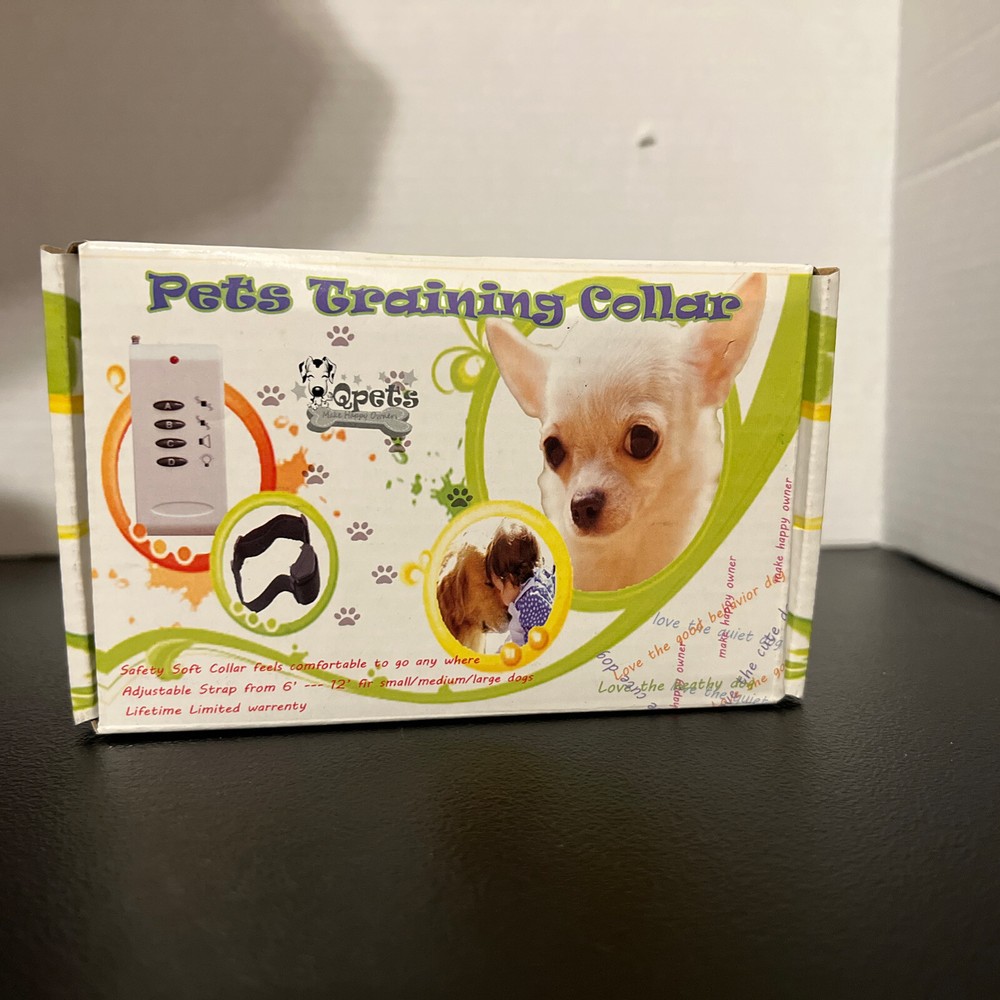 Pet Dog Training E-Collar In Black Remote Control   *NEW