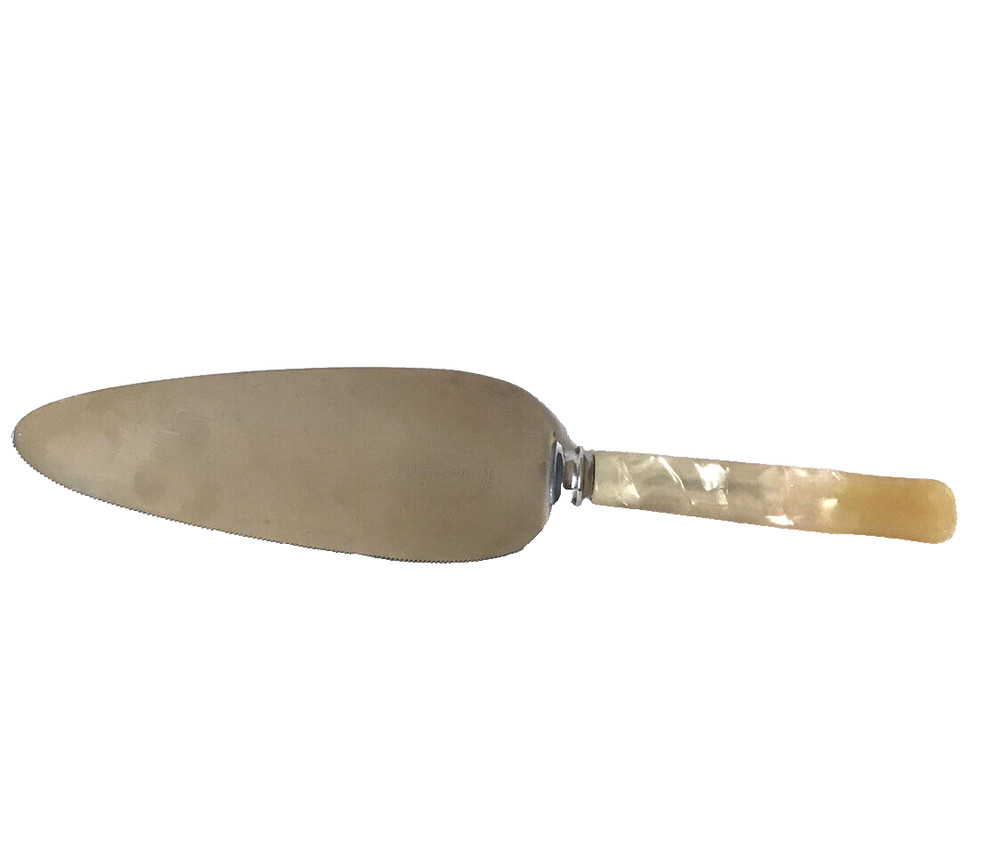 Widdop Bingham & Co Plastic Handle Cake Knife Wedding Manchester SS