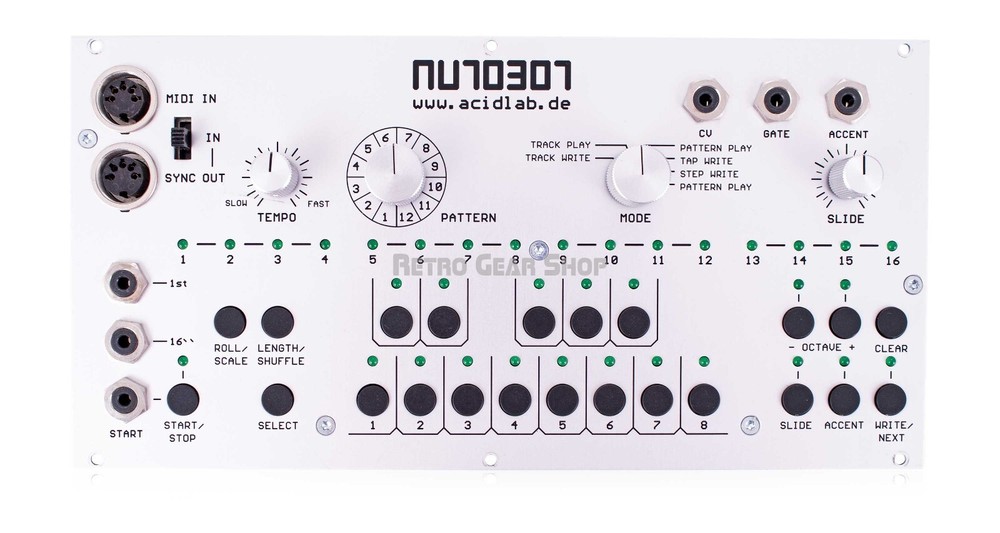Acidlab Autobot Monophonic Sequencer Eurorack Modular Synth