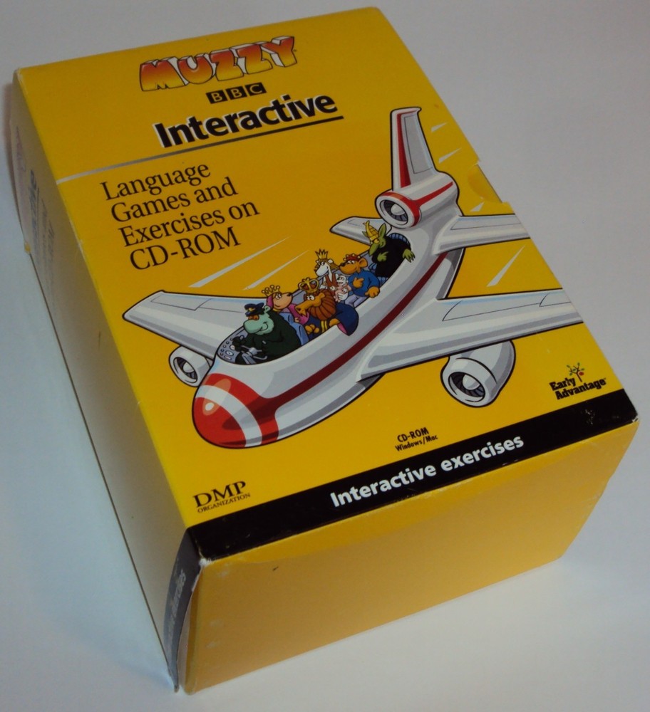 Muzzy BBC French Interactive Language Games & Exercises 6 CD-ROM Box Set Kids