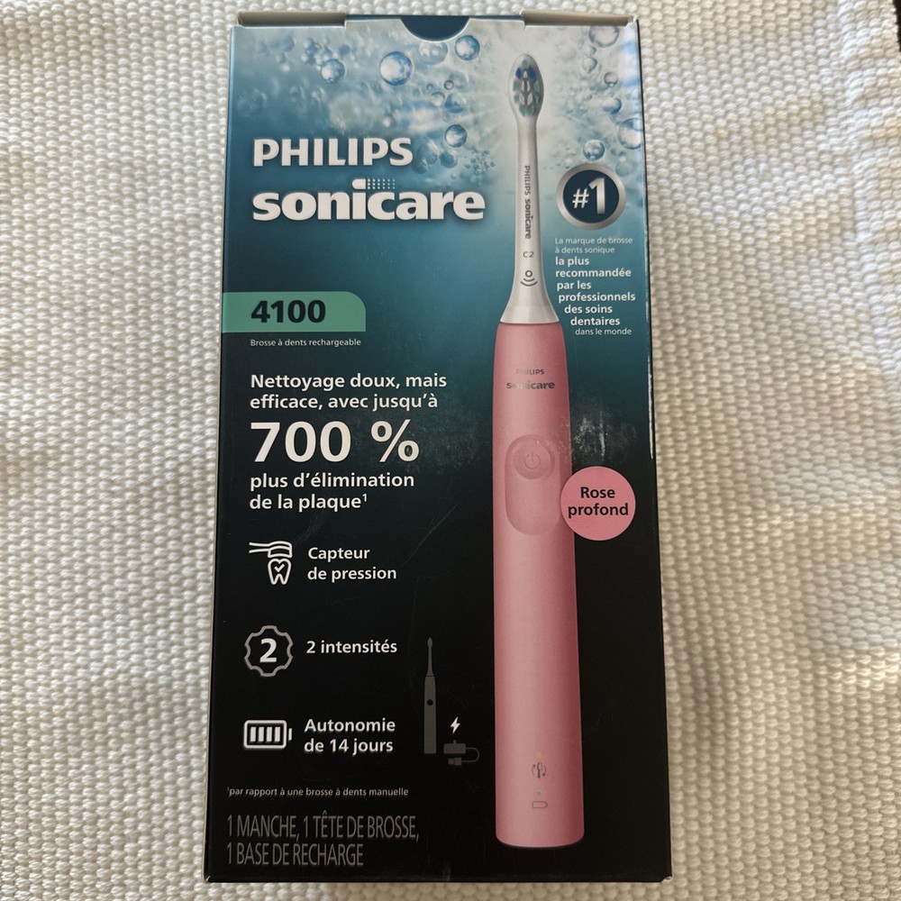 🔥 Rechargeable Philip Sonicare 4100 Toothbrush - Optimal Plaque Control C2 Head