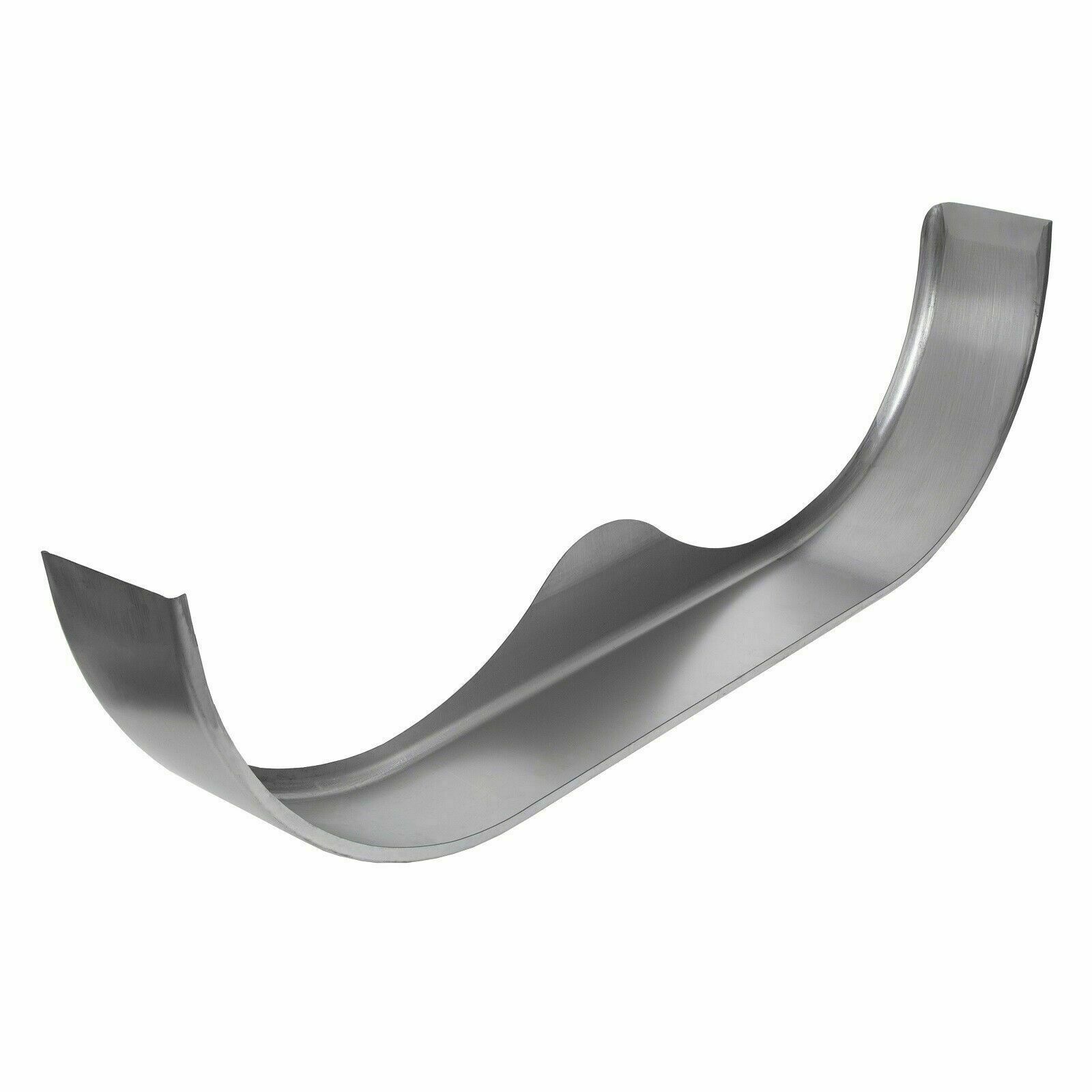 2PCS Tandem Round Trailer Axle Fender Cargo Tread Plate Teardrop 66"L 18"H 9"W