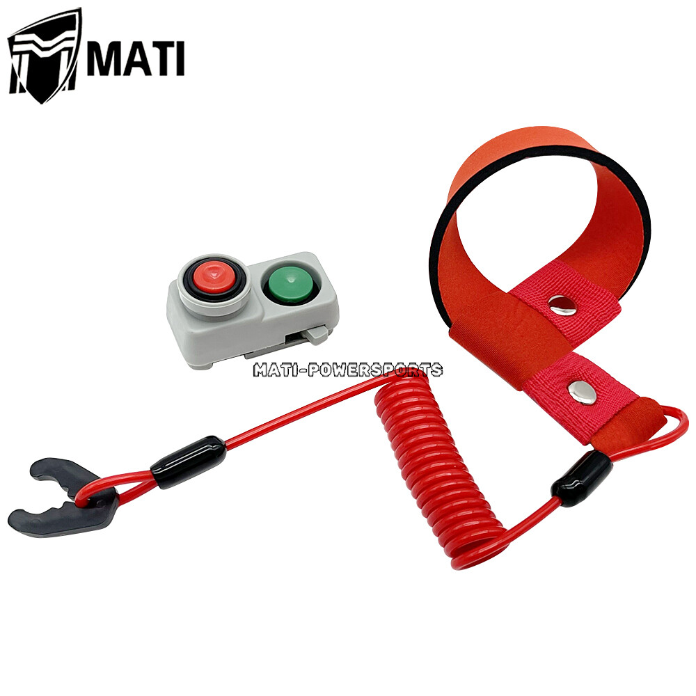 Safety Tether Lanyard Kill Stop Switch for Kawasaki JS750 Jet Ski 750 SX/SXI Pro