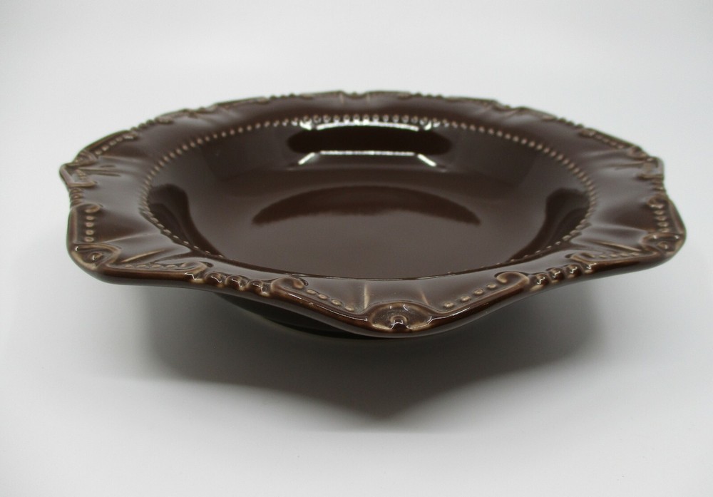 SKYROS ISABELLA CHOCOLATE PASTA BOWL - 9" 0808I