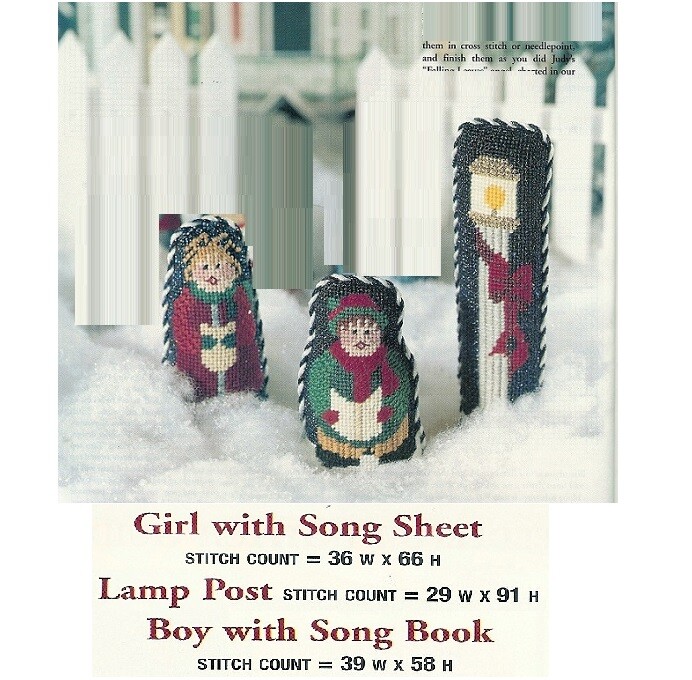 TEENY TINY CAROLERS  CROSS  STITCH   PATTERN ONLY   PY - UYE