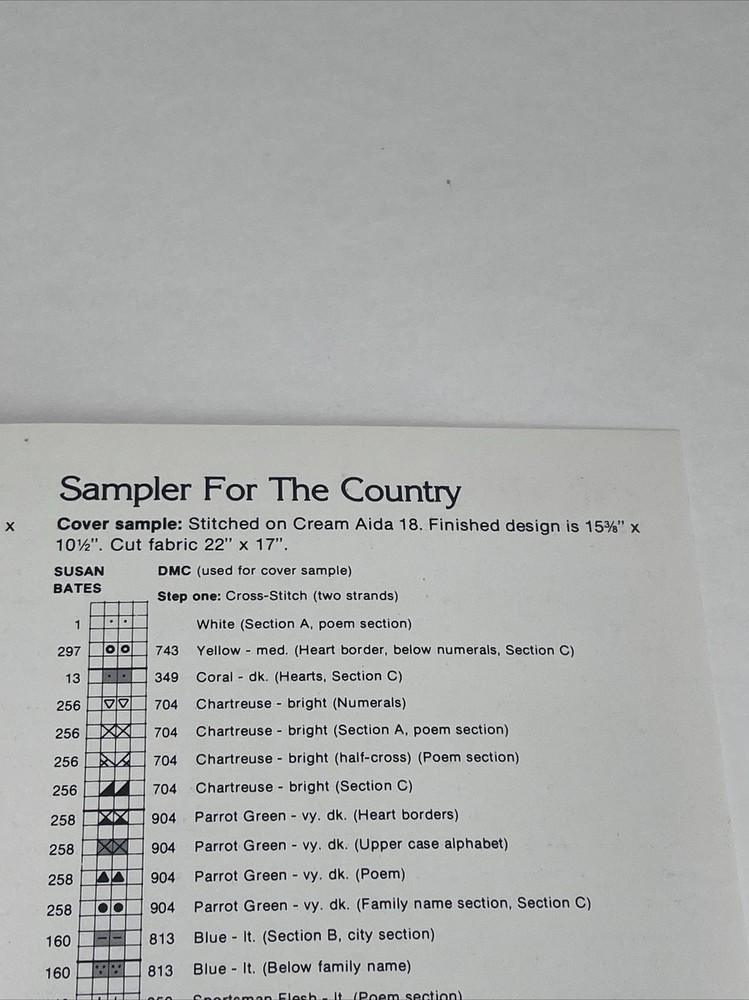 Silver Threads A Place In Your Heart Cross Stitch Pattern