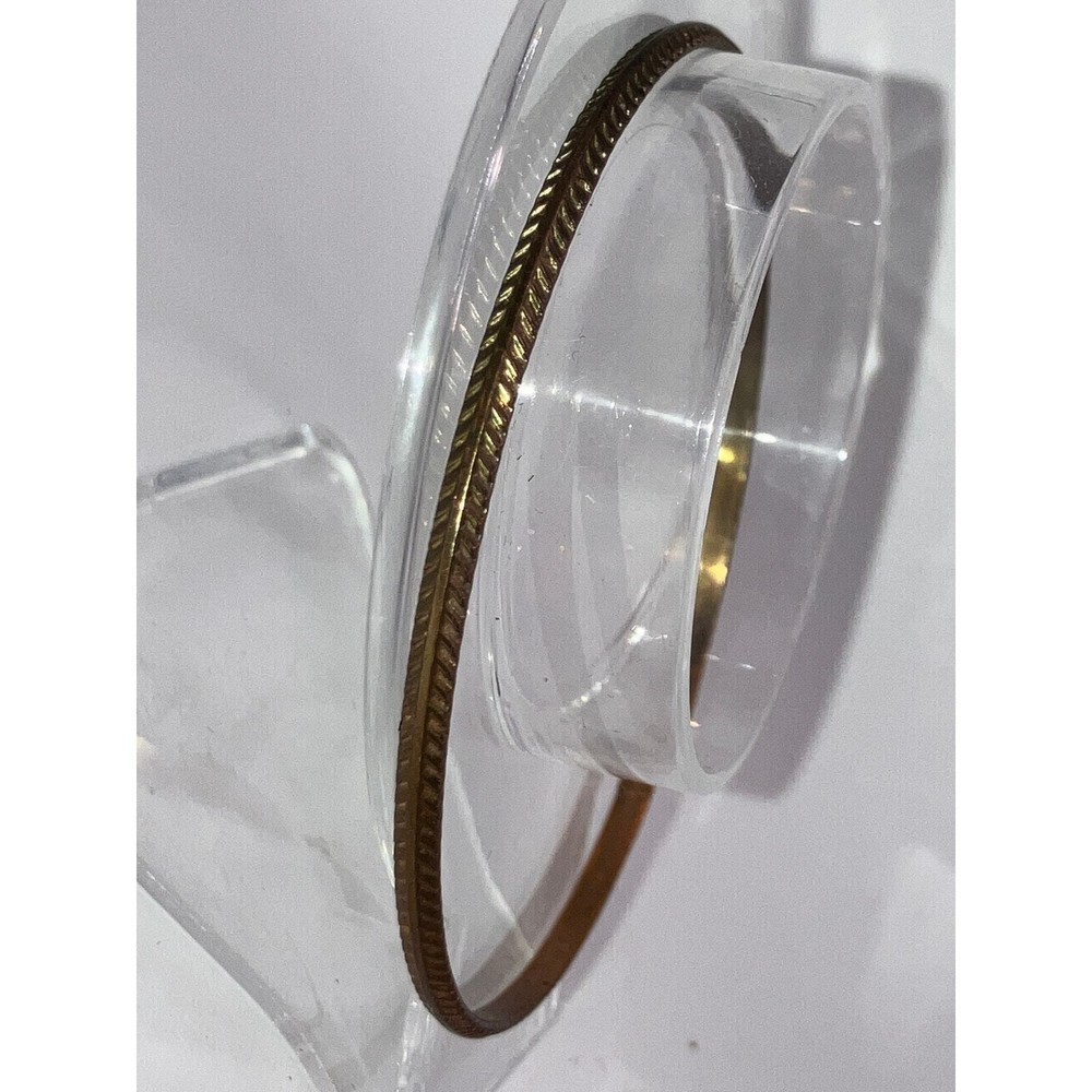 Arrow Design Textured Copper 2.75" Bangle Bracelets!