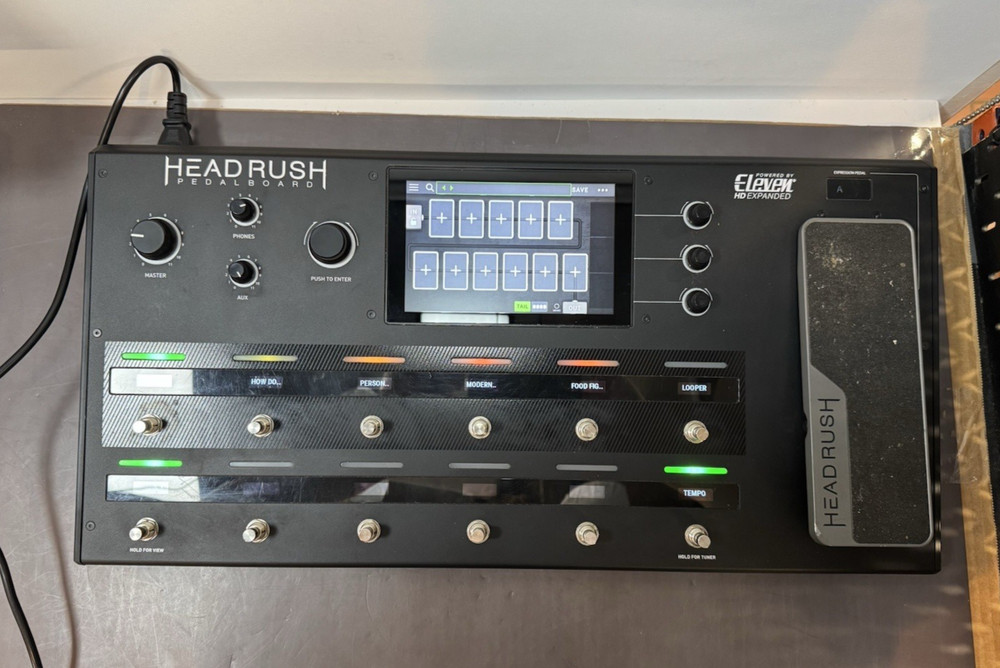 Headrush Pedalboard Eleven HD Multi Effects Amp Modeler w/ Power & USB