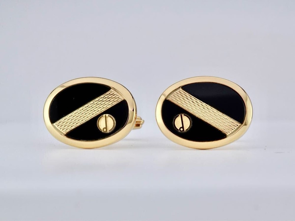 Dunhill Onyx Cufflinks